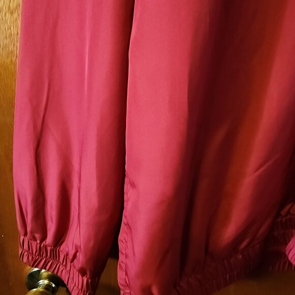 Men's Large Pro Tour Golf Red Windbreaker Pullover Jacket - Picture 7 of 11